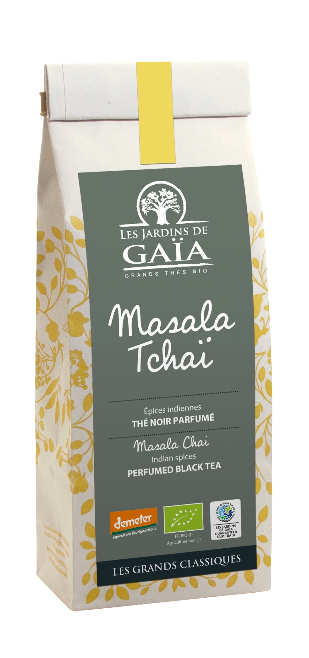 Jardins De Gaïa -- Thé noir bio massala tchaï (épices indiennes) - 100 g